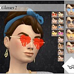 Glasses 2 sims 4 cc