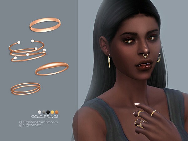 Goldie rings by sugar owl from TSR