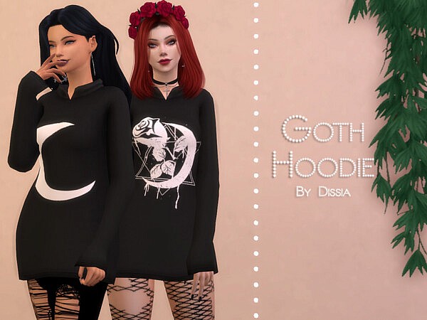 Goth Hoodie by Dissia from TSR