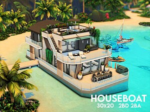 Houseboat sims 4 cc