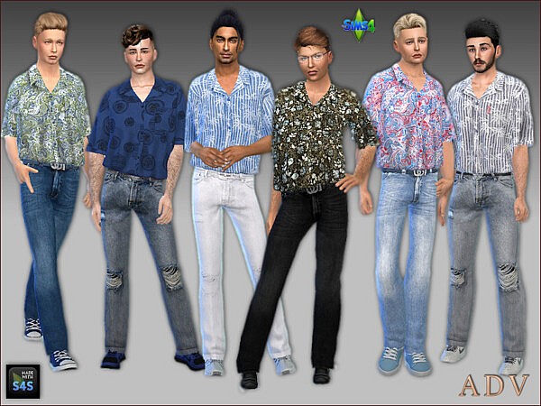 Jeans and shirts from Arte Della Vita