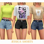 Jessica Shorts sims 4 cc