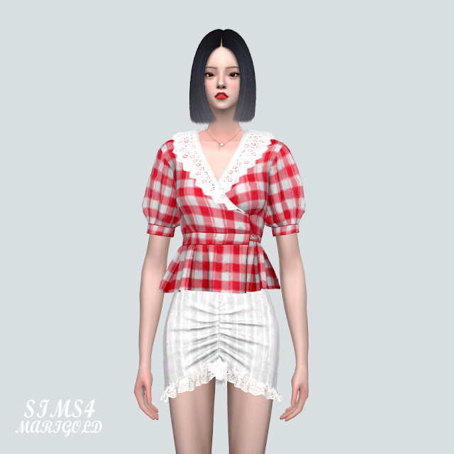 LW 1 Blouse from SIMS4 Marigold • Sims 4 Downloads