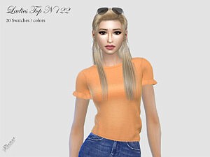 Ladies Top N 122 sims 4 cc