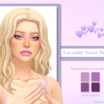 Lavender Sweet Shadows sims 4 cc