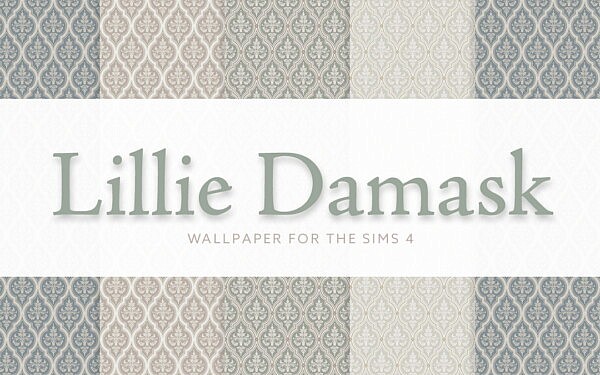 Lillie Damask Wallpaper from Simplistic