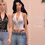 Lindsay Top sims 4 cc