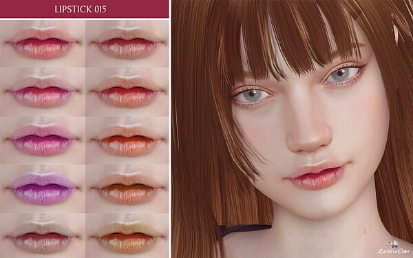Lipstick 015 sims 4 cc