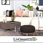 LivGreen Living Room sims 4 cc