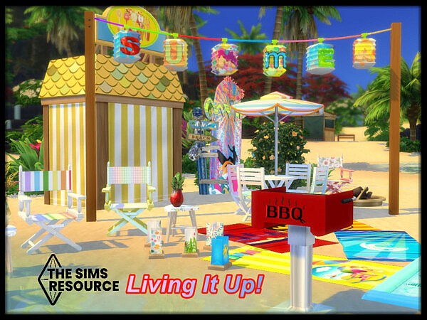 Living It Up Outdoor set by seimar8 from TSR