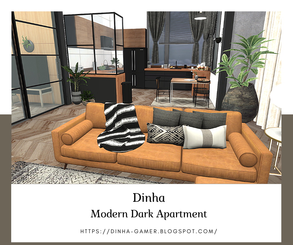 Modern Dark Apartment from Dinha Gamer