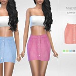 Madison Summer Skirt sims 4 cc