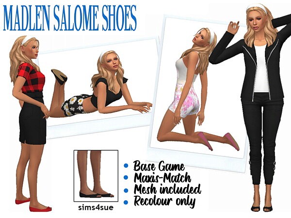 Madlen`s Salome Shoes from Sims 4 Sue