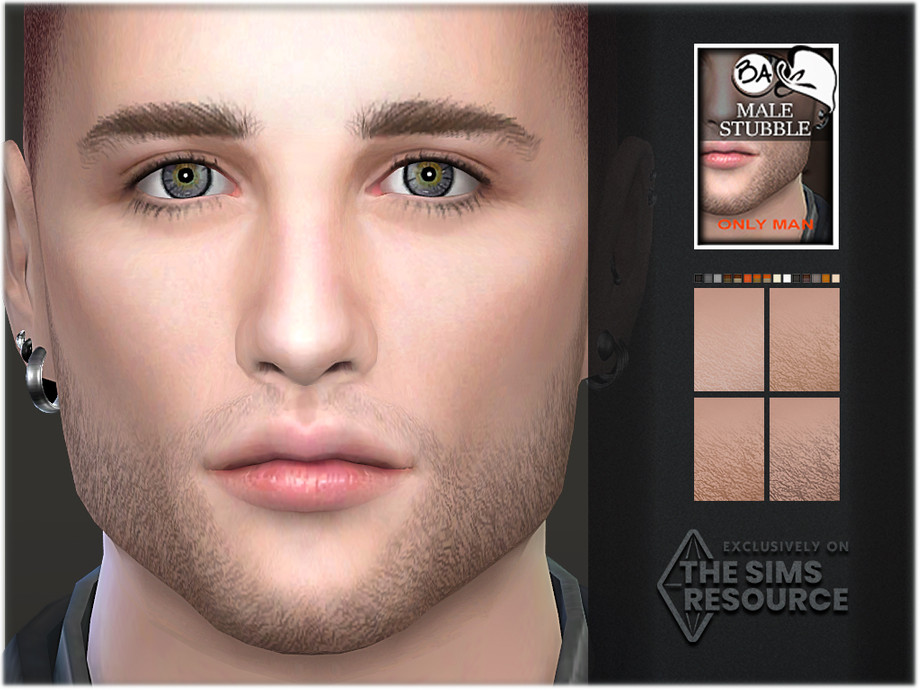 Sims 4 Stubble Cc