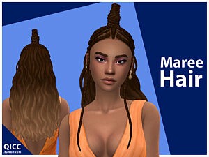 Maree Hairstyle sims 4 cc