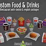 Mc Donalds Fast food restaurant sims 4 cc