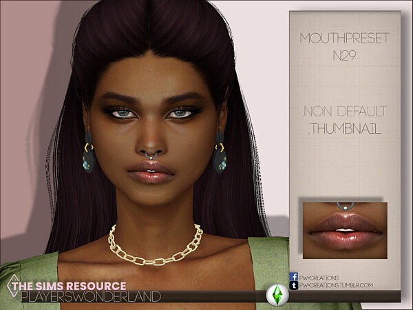 Vanta Labret Piercing and Mouthpreset N29 from Players Wonderland