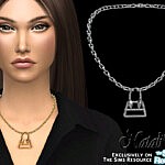 NataliS Bag pendant necklace