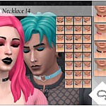 Necklace 14 sims 4 cc