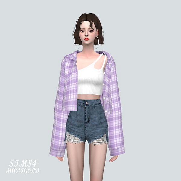 O Shirts With U Cop Top V2 from SIMS4 Marigold