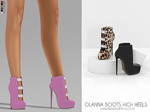 Olana Boots High Heels sims 4 cc
