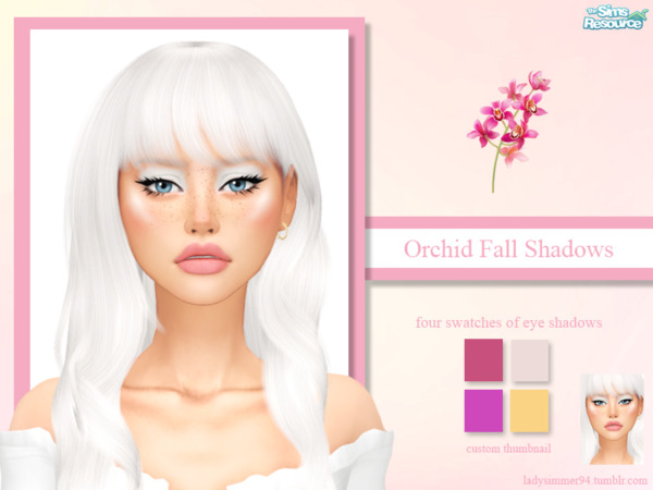 Orchid Fall Shadows sims 4 cc