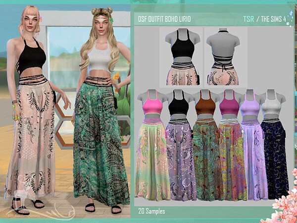 Outfit Boho Lirio by DanSimsFantasy from TSR
