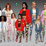 Outfits sims 4 cc