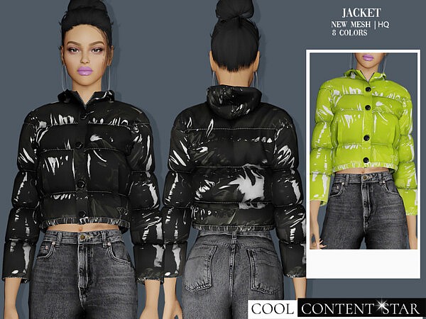 Padded Jacket by sims2fanbg from TSR