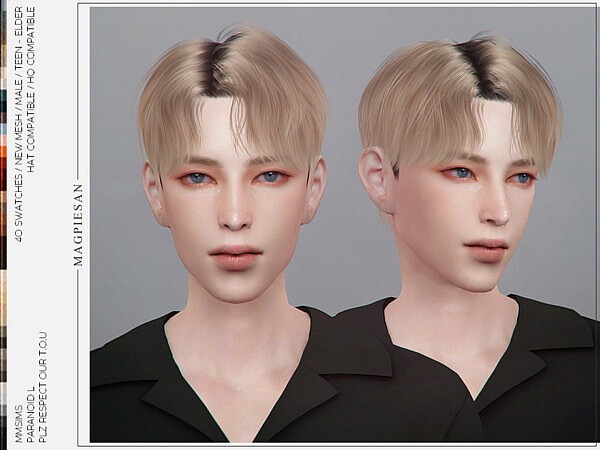 Paranoid L Hair by magpiesan from TSR