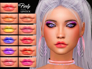 Party Lipstick N18 sims 4 cc