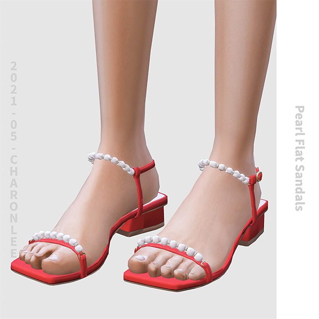 Pearl Flat Sandals from Charonlee