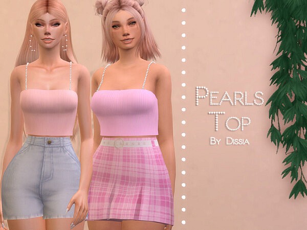 Pearls Top by Dissia from TSR
