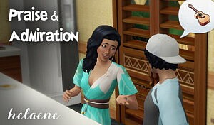 Praise and Admiration Pack sims 4 cc