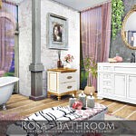 Rosa Bathroom sims 4 cc