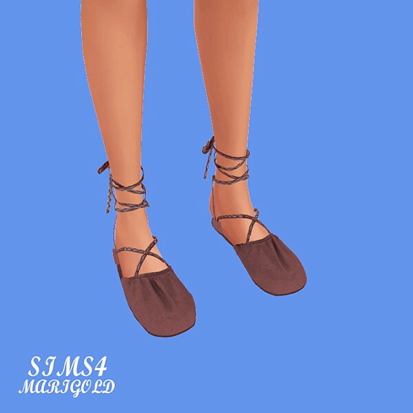 S2 Ballerina Flat Shoes V2 from SIMS4 Marigold