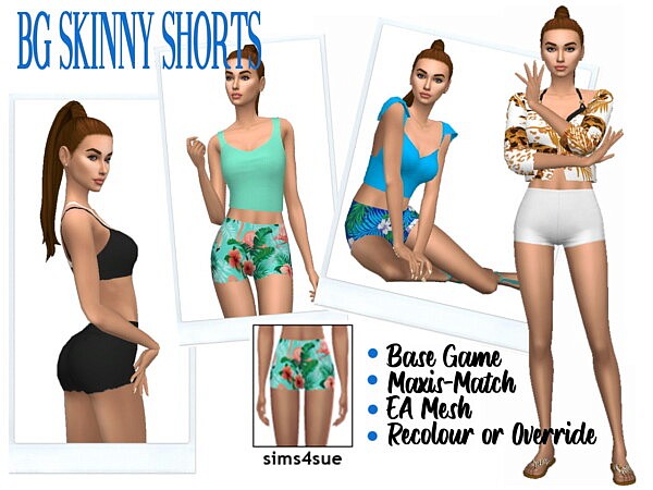 Skinny Shorts from Sims 4 Sue