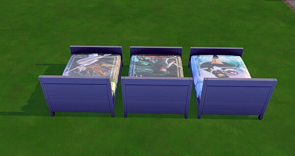 Sailor Pluto Deluxe bed by sandersfan22 from Mod The Sims