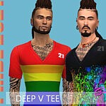 SimmieV Pride21 Deep V Tee