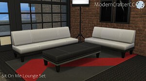 Sit On Me Lounge Addon Set sims 4 cc