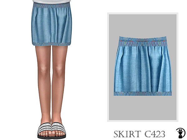 Skirt C423 by turksimmer from TSR