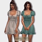 Spring Dress sims 4 cc1