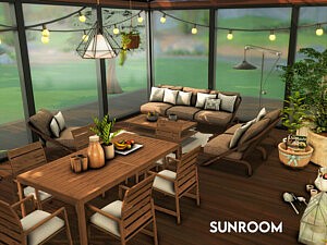 Sunroom sims 4 cc