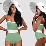 Swimsuit N 107 sims 4 cc