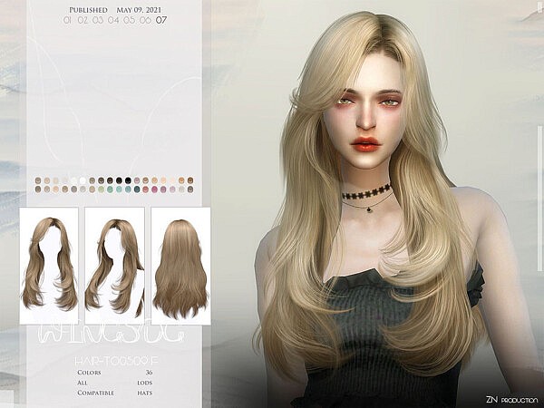 TO0509 Hair by wingssims from TSR