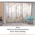 Tales From The Enchanted Forest Panel sims 4 cc