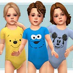 Toddler Onesie 13 sims 4 cc