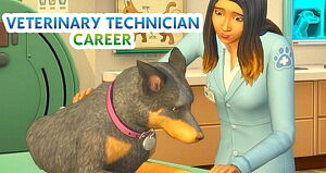 Veterinary Technician Career sims 4 cc