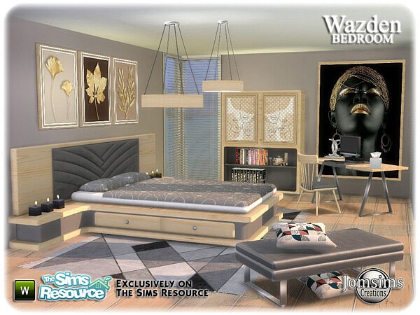 Wazden bedroom by jomsims from TSR