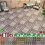 Wood Tiles sims 4 cc